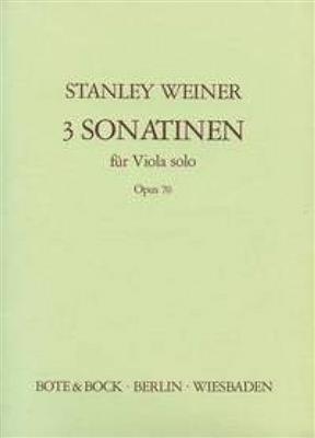 Stanley Weiner: Three Sonatinas op. 70: Viola Solo
