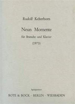 Rudolf Kelterborn: Nine Moments: Viola mit Begleitung