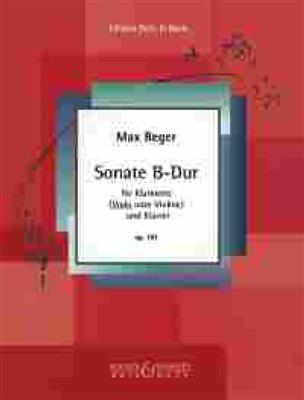 Max Reger: Sonata B flat Major op. 107: Klarinette mit Begleitung