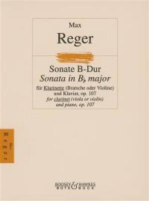 Max Reger: Sonata op. 107: Klarinette mit Begleitung