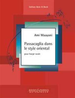 Ami Maayani: Passacaglia dans le style oriental: Harfe Solo