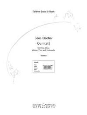 Boris Blacher: Quintet: Kammerensemble