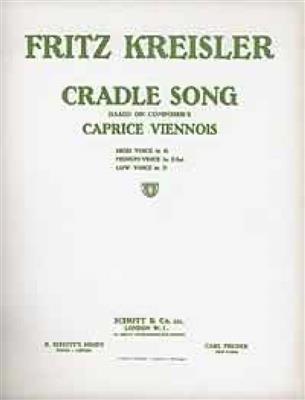 Fritz Kreisler: Cradle Song 1915: Gesang mit Klavier