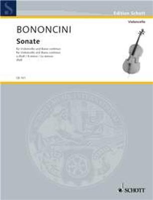 Giovanni Battista Bononcini: Sonate A: Cello mit Begleitung