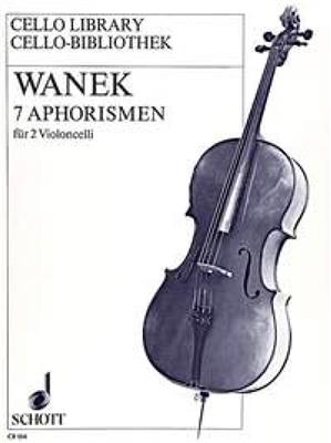 Friedrich K. Wanek: 7 Aphorismen: Cello Duett