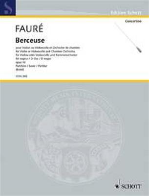 Gabriel Fauré: Berceuse D major op. 16: Kammerorchester
