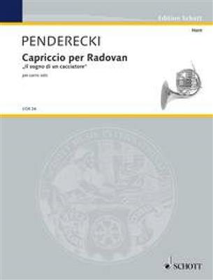 Krzysztof Penderecki: Capriccio per Radovan: Horn Solo