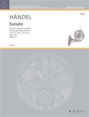 Georg Friedrich Händel: Sonata F major op. 1/10: Horn mit Begleitung