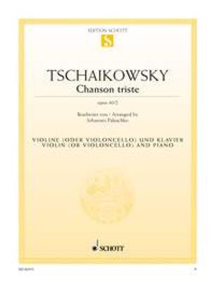 Pyotr Ilyich Tchaikovsky: Chanson Triste Op.40 No.2: Violine mit Begleitung