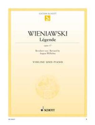 Henryk Wieniawski: Legende Opus 17: Violine mit Begleitung