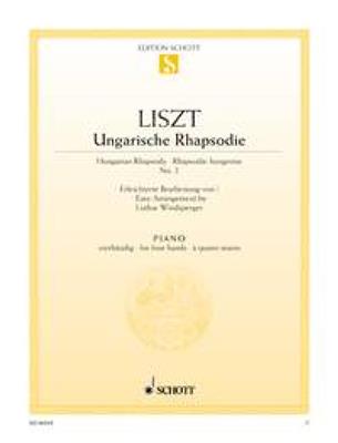 Franz Liszt: Ungarische Rhapsodie 02: Klavier vierhändig