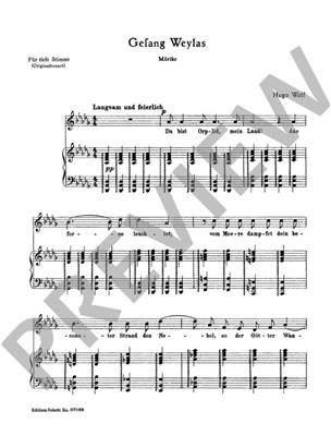 Gesang Weylas - Du bist Orplid: Gesang mit Klavier