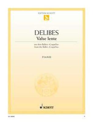 Léo Delibes: Valse Lente (Coppelia): Klavier Solo