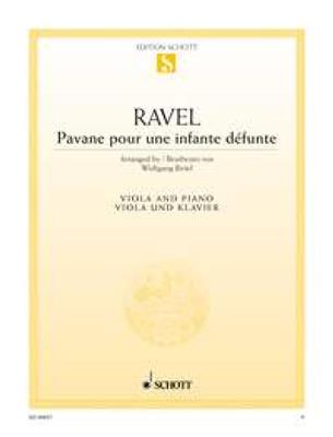 Maurice Ravel: Pavane pour une infante défunte: Viola mit Begleitung
