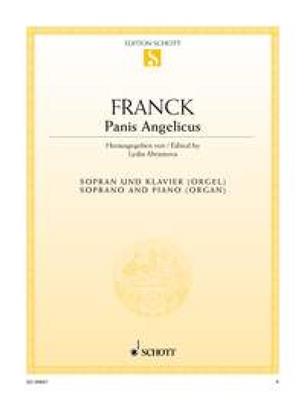 César Franck: Panis Angelicus A-Dur: Gesang mit Klavier