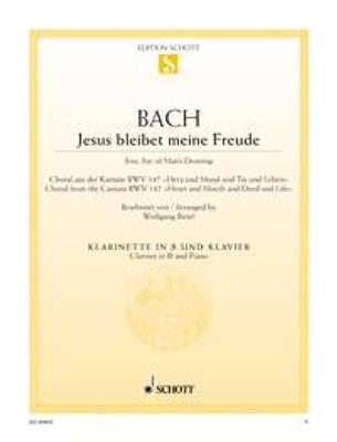 Johann Sebastian Bach: Jesus bleibet meine Freude BWV 147: Klarinette mit Begleitung