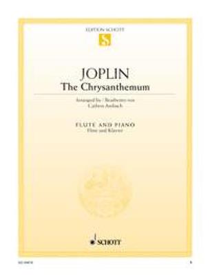 Scott Joplin: The Chrysanthemum: Flöte mit Begleitung
