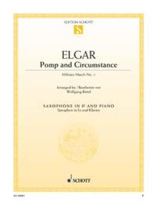 Edward Elgar: Pomp and Circumstance op. 39/1: Altsaxophon mit Begleitung