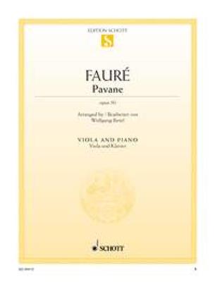 Gabriel Fauré: Pavane op. 50: Viola mit Begleitung
