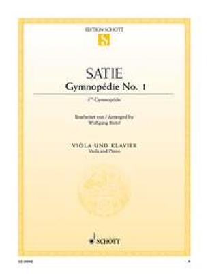 Erik Satie: Gymnopédie No. 1: (Arr. Wolfgang Birtel): Viola mit Begleitung
