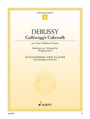 Claude Debussy: Golliwogg's Cakewalk: Altsaxophon mit Begleitung