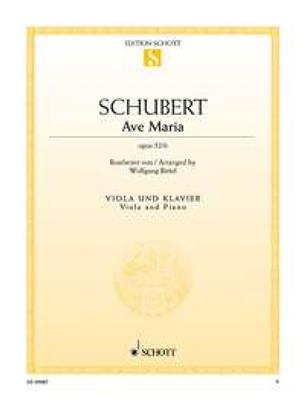 Franz Schubert: Ave Maria op. 52/6: Viola mit Begleitung
