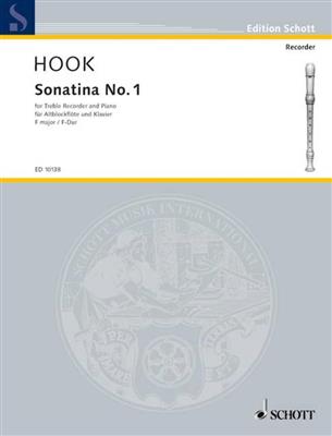 James Hook: Sonatine 1 F Opus 54: Altblockflöte mit Begleitung
