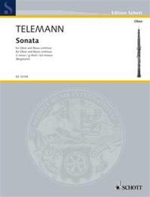 Georg Philipp Telemann: Sonata For Oboe In G Minor: Oboe mit Begleitung