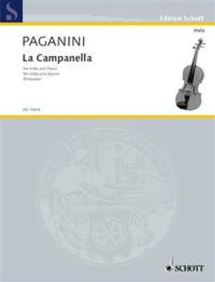 Niccolò Paganini: La Campanella op. 7: Viola mit Begleitung
