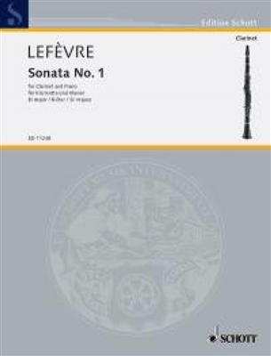 Jean-Xavier Lefèvre: Sonate 1: Klarinette mit Begleitung