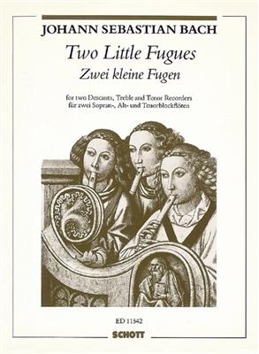 Johann Sebastian Bach: Two Little Fugues for Recorder Quartet: Blockflöte Ensemble