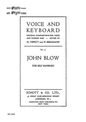 John Blow: The Self Banished: Gesang mit Klavier