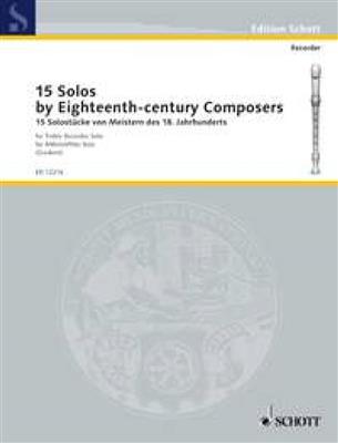 15 Solos by Eighteenth-century Composers: Altblockflöte