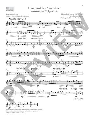 Ros Stephen: Klezmer Fiddle Tunes: (Arr. Julian Rowlands): Violine Solo