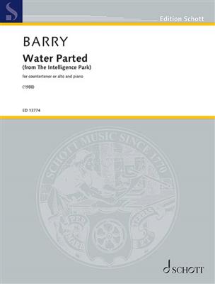 Gerald Barry: Water Parted (from The Intelligence Park): Gesang mit Klavier