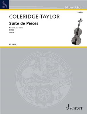 Samuel Coleridge-Taylor: Suite de Pièces op. 3: Violine mit Begleitung
