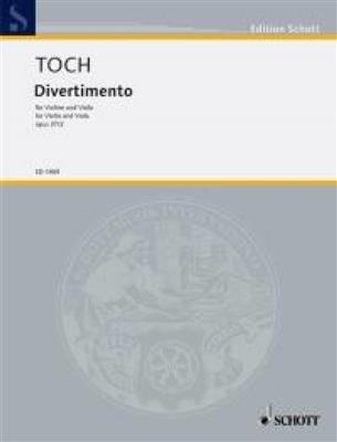 Ernst Toch: Divertimento op. 37/2: Streicher Duett