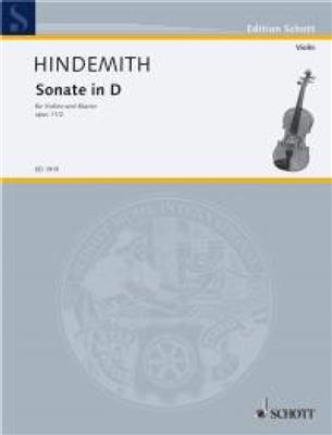 Paul Hindemith: Sonata in D Major op. 11/2: Violine mit Begleitung