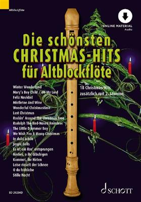 Die schönsten Christmas-Hits für Alt-Blockflöte: (Arr. Georg Boessner): Altblockflöte