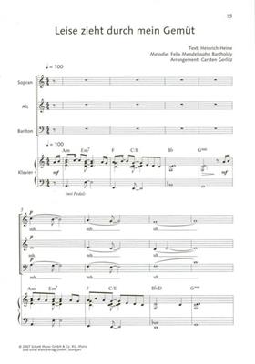 Volkslieder Remixed: Gemischter Chor mit Klavier/Orgel