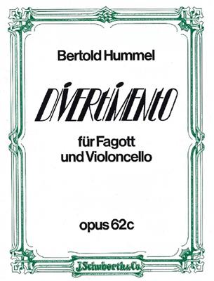 Bertold Hummel: Divertimento op. 62c: Fagott mit Begleitung