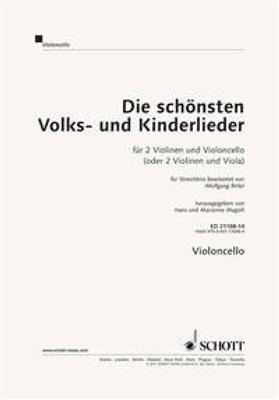 Die schonsten Volks- und Kinderlieder: (Arr. Wolfgang Birtel): Streichtrio