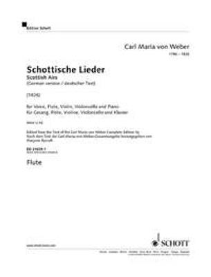 Carl Maria von Weber: Scottish Airs WeV U.16: Flöte Solo