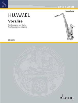 Bertold Hummel: Vocalise: Altsaxophon mit Begleitung