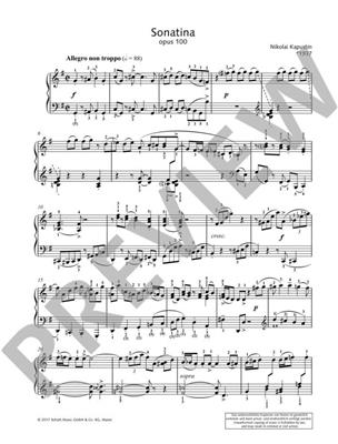 Nikolai Kapustin: Sonatina Op. 100: Klavier Solo