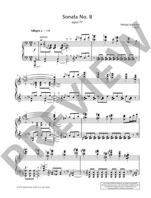 Nikolai Kapustin: Sonata No. 8 Op. 77: Klavier Solo