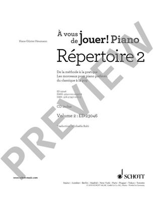 Hans-Günter Heumann: Répertoire 2: Klavier Solo