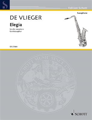 Henk de Vlieger: Elegia: Altsaxophon