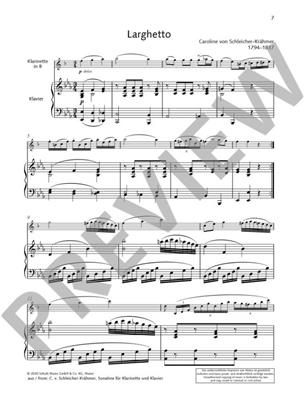 Klarinettenmusik von Komponistinnen: (Arr. Barbara Heller): Klarinette mit Begleitung