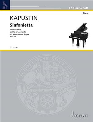 Nikolai Kapustin: Sinfonietta op. 49: Klavier vierhändig